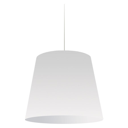 DAINOLITE 1Lt Oversized Drum Pendant Medium Wht Shade OD-M-790